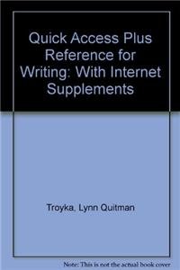 Quick Access Plus Reference for Writing: With Internet Supplements