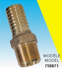 

Bur-Cam Pumps 750871 1 in. Adaptors Barb - Short