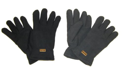 RSG Men's Soft & Warm Fleece Gloves 2-Pack (Assorted Colors)