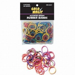 

Gold Magic Rubber Bands Bright Assorted Colors (Pack of 2)
