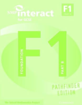 SMP Interact for GCSE Book F1 Part B Pathfinder Edition (SMP Interact Pathfinder)