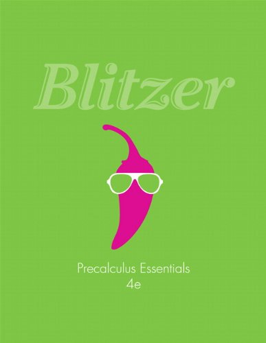 Precalculus Essentials by Robert Blitzer