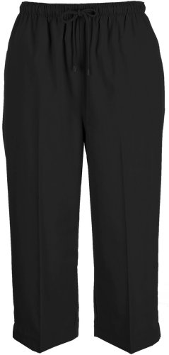 Coral Bay Womens Drawstring Twill Capris
