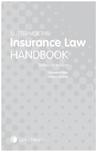 Butterworths Insurance Law Handbook by unknown author