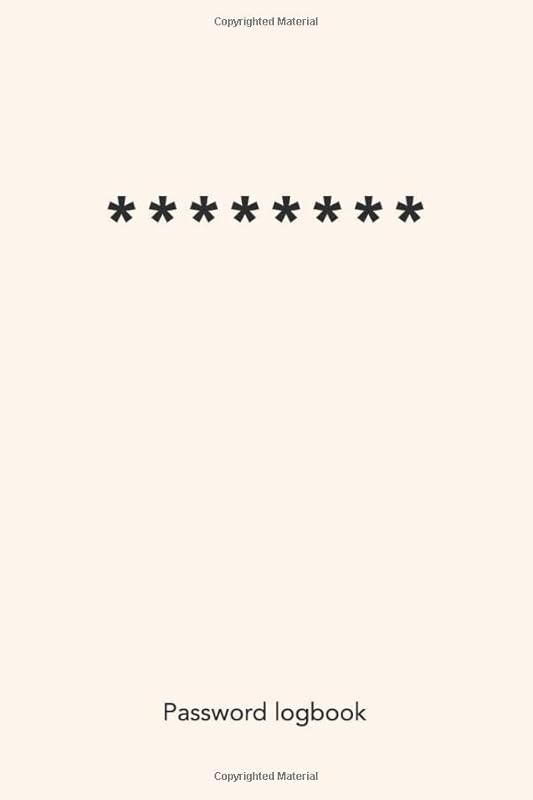 Password logbook: Personal internet and password keeper and organizer (Alphabetically sorted) by Safe & Sound Publishing
