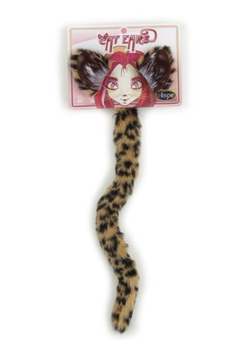 Cheetah Cat and Ears Tail Set