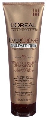 L'Oreal Paris EverCreme Sulfate-Free Moisture System Intense Nourishing Shampoo 8.5 oz.