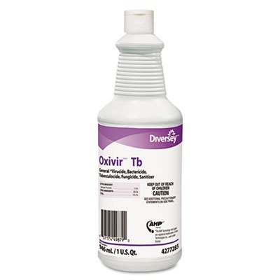 DiverseyTM 4277285 - OXIVIR TB ONE-STEP DISINFECTANT CLEANER, 32 OZ BOTTLE, 12/CARTON