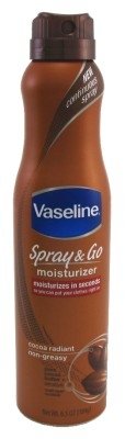 Vaseline Spray and Go Moisturizer in Cocoa Radiant, 6.5 Ounce