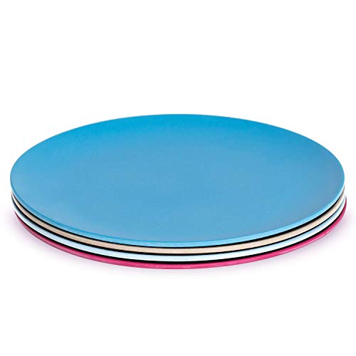 Algopix Similar Product 2 - Creative Goods Bamboo Kids Plates  FDA