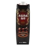 キーコーヒー 氷温熟成珈琲 無糖 1000ml×6本入り