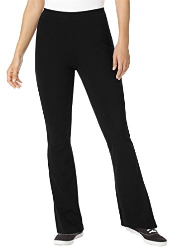 Women's Plus Size Pants, Yoga Bootcut Knit With Slim Fit