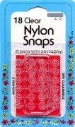 Collins Clear Nylon Snaps 1/4