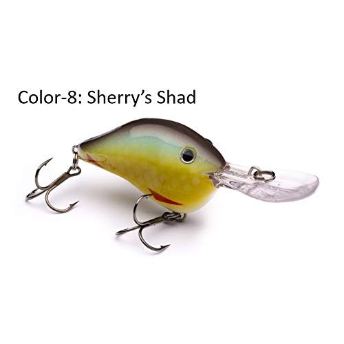 Algopix Similar Product 2 - Vexan PB8 Bass Crankbait Fishing Lure
