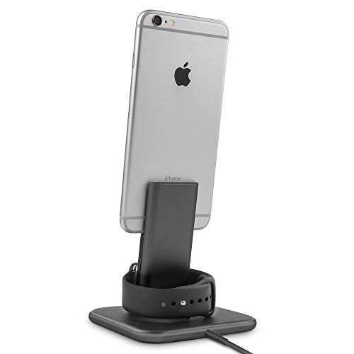 Twelve South HiRise Duet | Dual Charging Stand for iPhone and Apple Watch