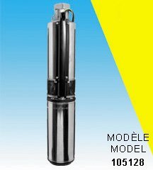 

Bur-Cam Pumps 105128H Pome AC. Inox IMP. Noryl 10GPM 6 Etages