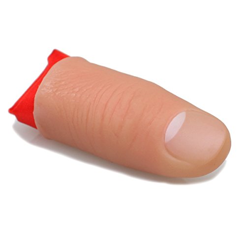 30 PCs Of Vanishing Thumb Kit-soft Plastic Thumb Tip and Red Silk-silk or Money Easy Vanishing Magic Trick