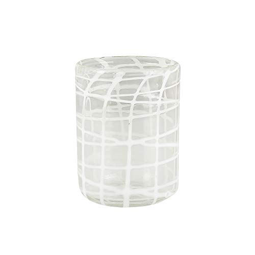 Algopix Similar Product 11 - Checkered colored glasses  Set of 4