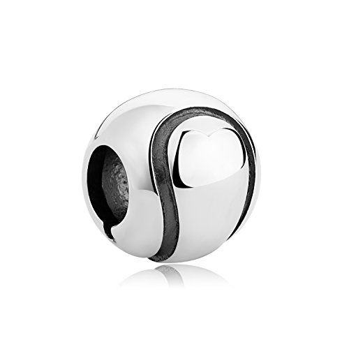 Algopix Similar Product 3 - Bella  Beau Polished Silver Charm