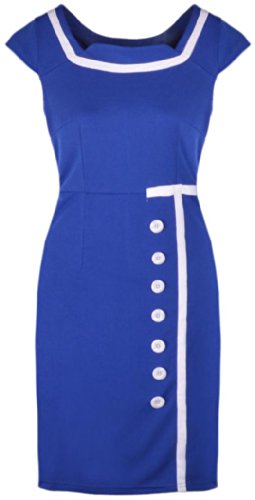Eyekepper Sailor Nautical Pinup Rockabilly Vintage Retro Pencil Dress