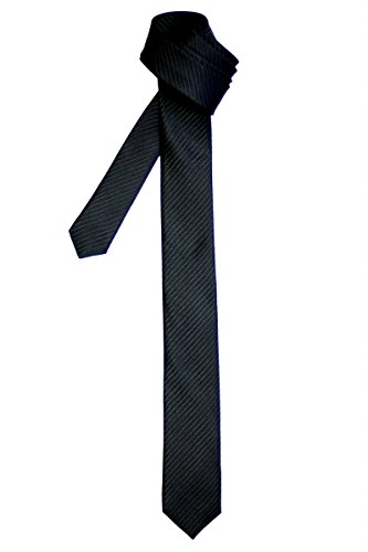 Retreez Skinny Tie Necktie with Stripe Textured - Various Colors
