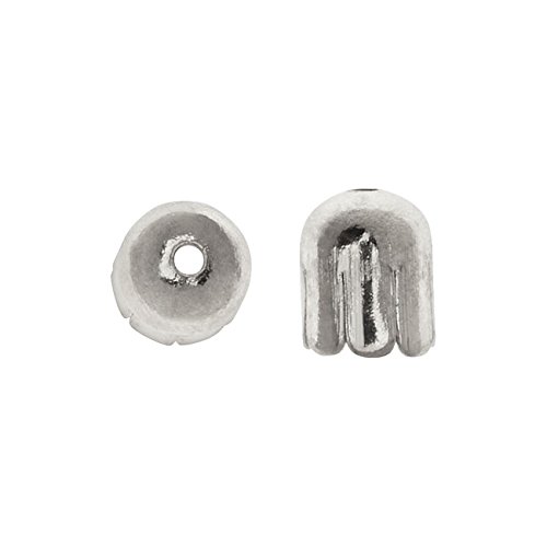 Algopix Similar Product 3 - Capsule Bead Caps with Flaps 7x6mm 25