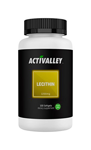 Algopix Similar Product 8 - Activalley Lecithin 1200  100 Softgels