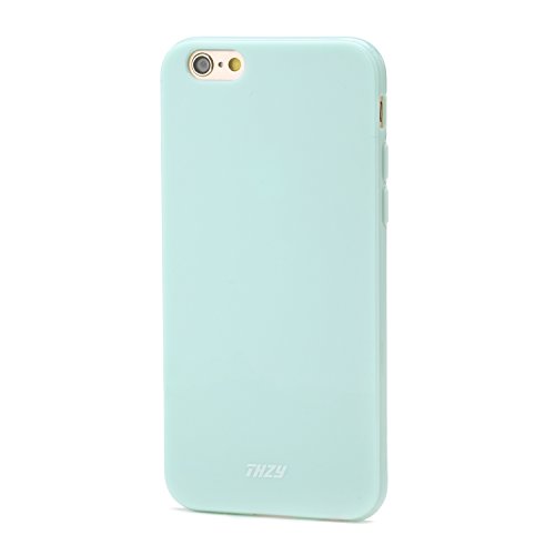iPhone 6/6s Case - THZY Protective Case Bumper Soft TPU Back Cover for iPhone 6/6s 4.7 inches (Mint Green,Shock Absorbent,Ultra Thin ,Light Weight,Scratch-Resistant,Perfect Fit)