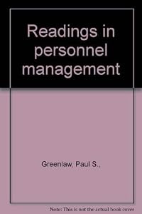 Readings in personnel management by Paul S. Greenlaw