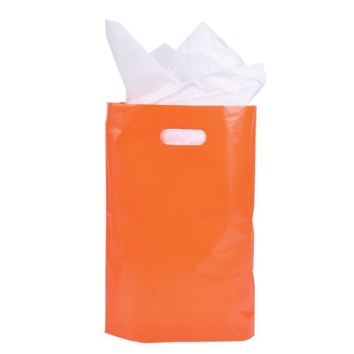

8.75" X 12" Orange Plastic Bags Case Pack 5