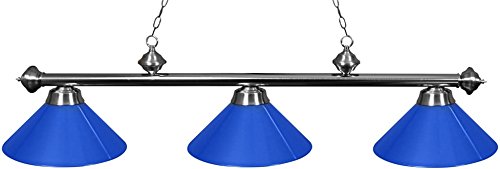 Algopix Similar Product 14 - Ozone Brushed Chrome Pool Table Light