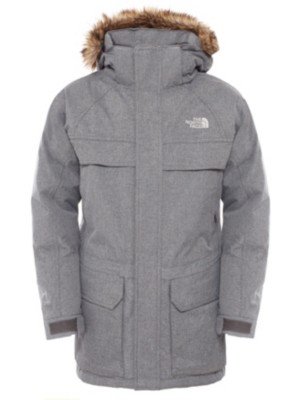 The North Face B Mcmurdo Down Parka - Chaqueta para niño, color gris, talla YXS