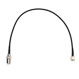 Ham It Up Upconverter Accessory - SDR Connector Cable For PAL-Style SDRs (EzTV645, EzTV668, TV301U, Terratec T-Stick). Male PAL to Male SMA pigtail, RG174, 0.5' (15cm) length