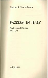 Fascism in Italy: Society and culture, 1922-1945