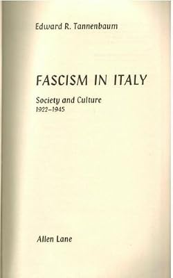Fascism in Italy: Society and culture, 1922-1945