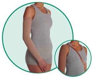 

Juzo Varin 3512CG Armsleeve 30-40mmHg with Silicone Top Band Size: IV Max - Large Max, Length: R-Regular