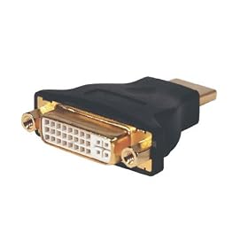 Stellar Labs 30HM-15228-BK HDMI Male to DVI Female Adapter