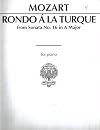 Rondo A La Turque, from Sonata 16 in A
