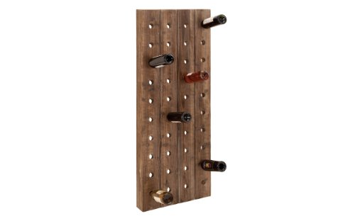 Algopix Similar Product 13 - Benzara Wall Wood Wine Rack