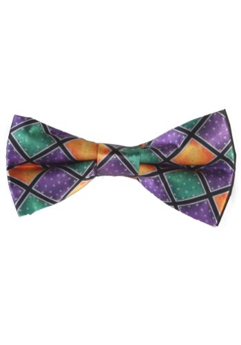 Algopix Similar Product 1 - FunCostumes Mardi Gras Bow Tie Standard
