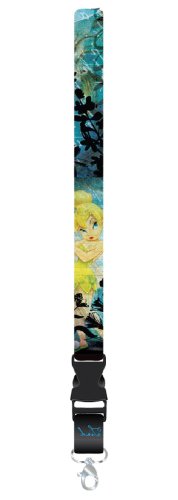 Tinker Bell Moody Disney Lanyard w/ Key Chain Clip