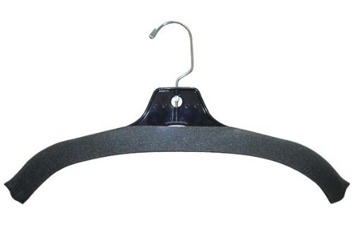 Only Hangers® Foam Hanger Covers - Charcoal - Pack of (100)