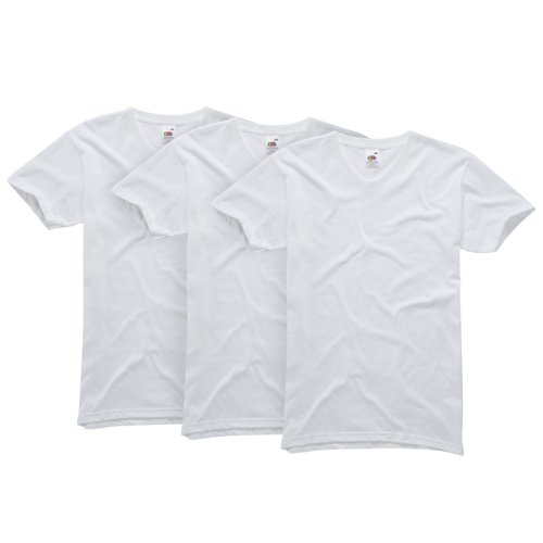Algopix Similar Product 12 - 3-pack v-neck t-shirt Large/White