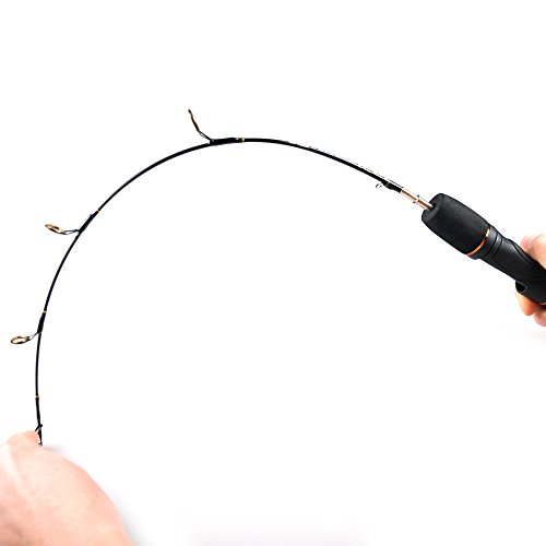 

Piscifun 2 Sections Ultralight Graphite Ice Fishing Rod Black