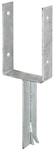 Algopix Similar Product 15 - UShaped Post Anchor with Concrete