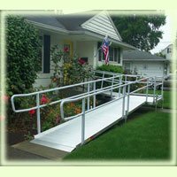 Algopix Similar Product 16 - EZACCESS 8 ft Modular Ramp with