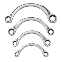 

4 Piece SAE Half Moon Reversible Double Boc Ratcheting GearWrench Set