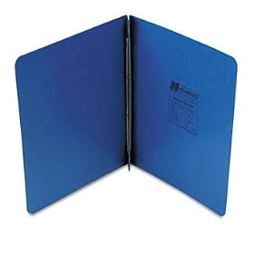 Universal 80573 - Pressboard Report Cover, Prong Clip, Letter, 3 Capacity, Dark Blue-UNV80573