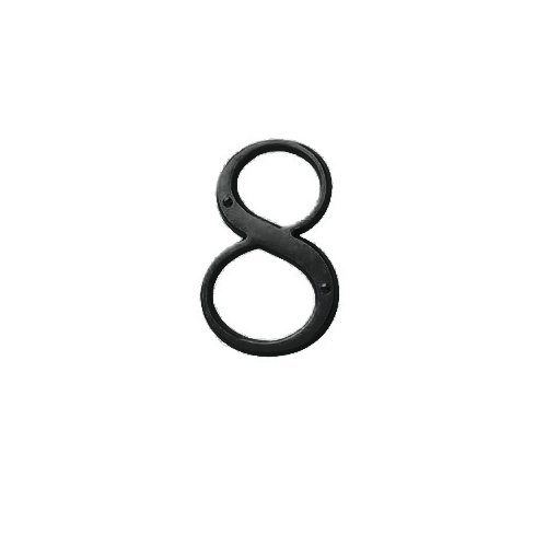 Baldwin 90678.102.CD Solid Brass House Number 8, Oil Rubbed Bronze
