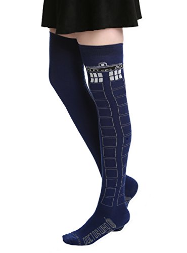 Doctor Who TARDIS Over-The-Knee Socks